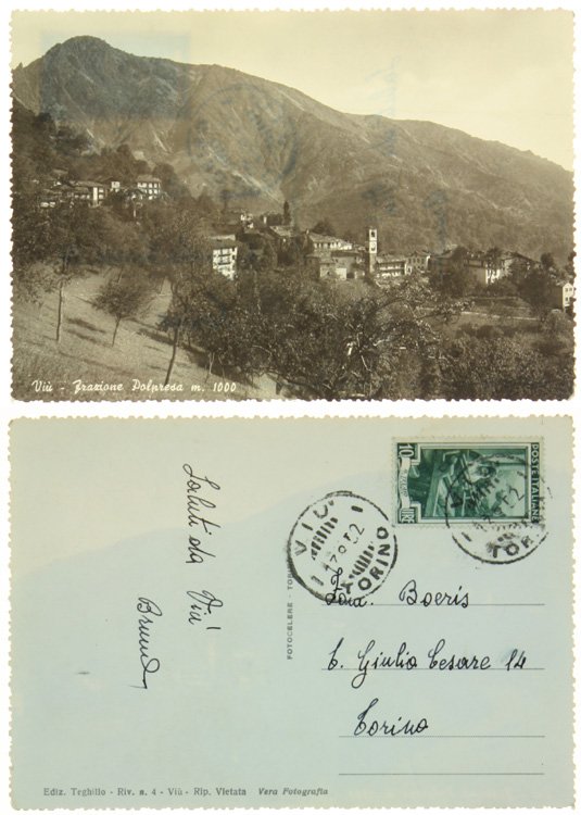 VIU' - FRAZIONE POLPRESA (Cartolina).