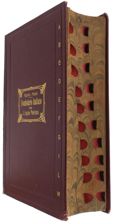 VOCABOLARIO ITALIANO DELLA LINGUA PARLATA.