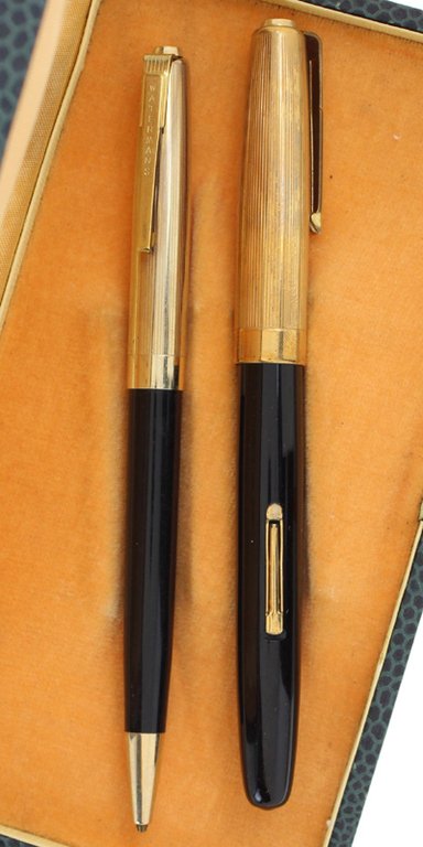 WATERMAN'S Fountain Pen & Pencil vintage. Pennino oro, astucccio Tutto …