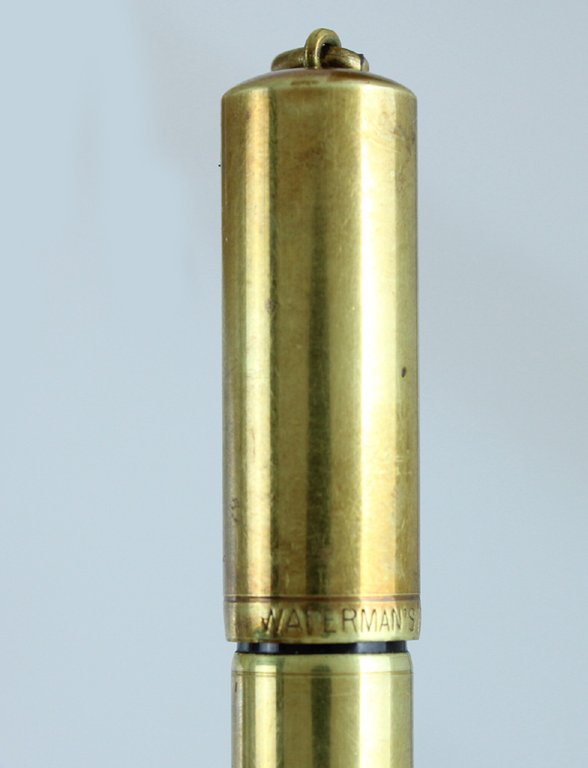 WATERMAN'S IDEAL FOUNTAIN PEN laminata oro, pennino 14 Kt rientrante, …