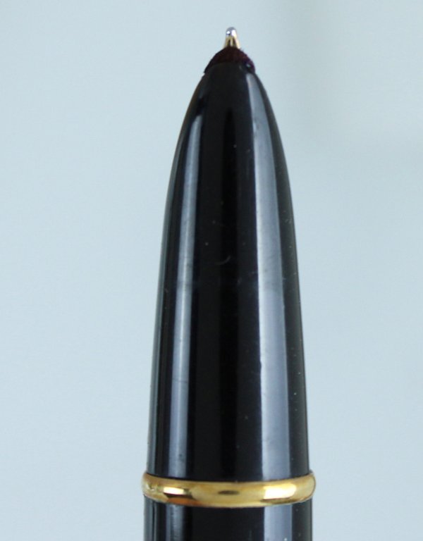 WATERMAN'S X-PEN. Stilografica, riempim. capillare, cappuccio laminato oro NUOVA