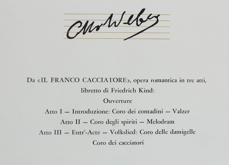 WEBER CARL MARIA VON WEBER - 3 dischi NUOVI nei … | Immagine Gallery 9