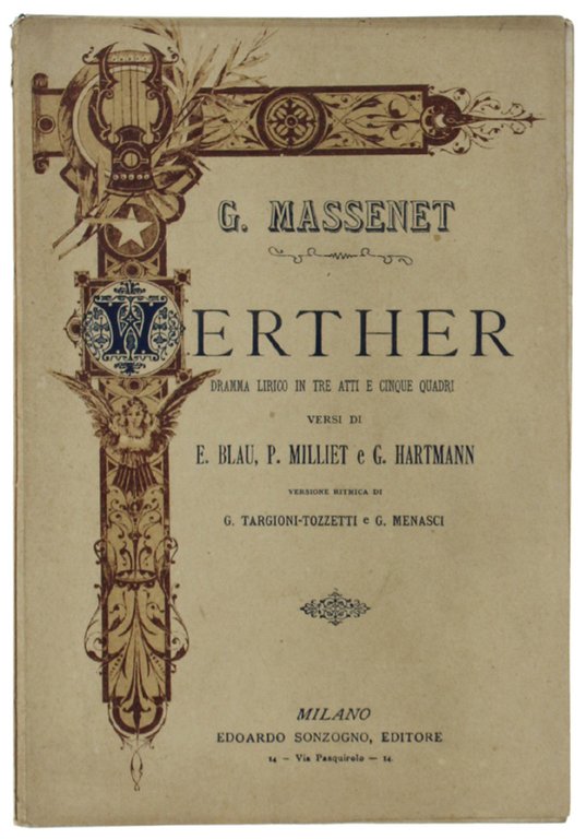 WERTHER. Dramma lirico in tre atti e cinque quadri. | Immagine Gallery 2