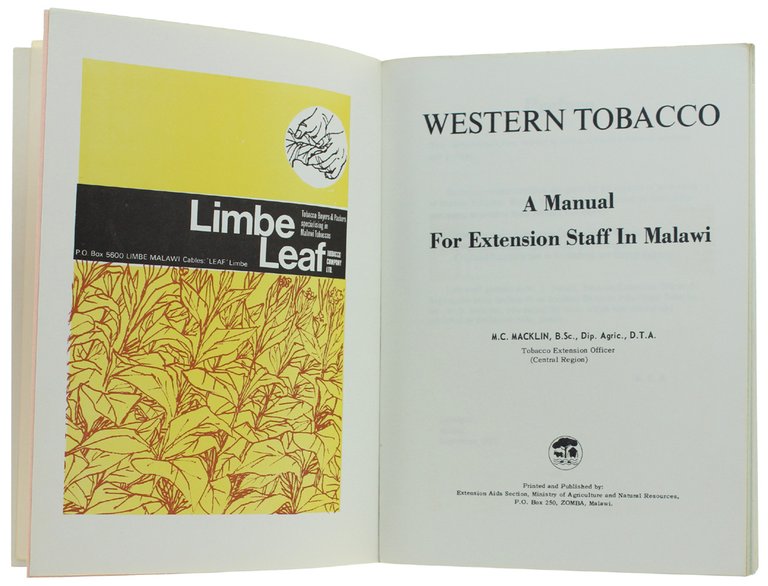 WESTERN TOBACCO - A Manual for Extension Staff in Malawi
