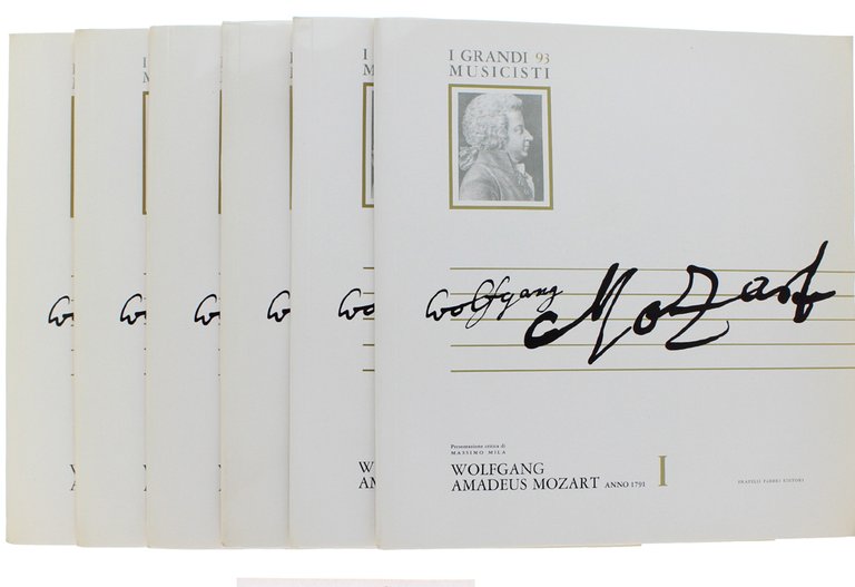 WOLFGANG AMADEUS MOZART: ANNO 1791. Serie completa 6 dischi NUOVI …