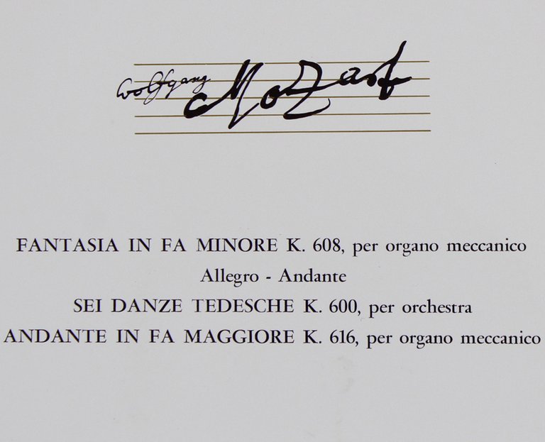WOLFGANG AMADEUS MOZART: ANNO 1791. Serie completa 6 dischi NUOVI …