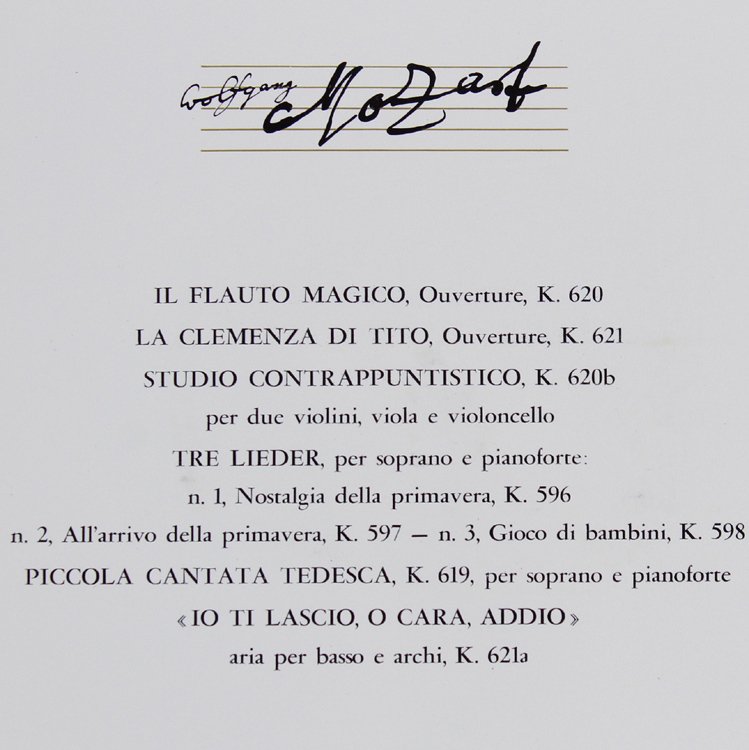 WOLFGANG AMADEUS MOZART: ANNO 1791. Serie completa 6 dischi NUOVI …