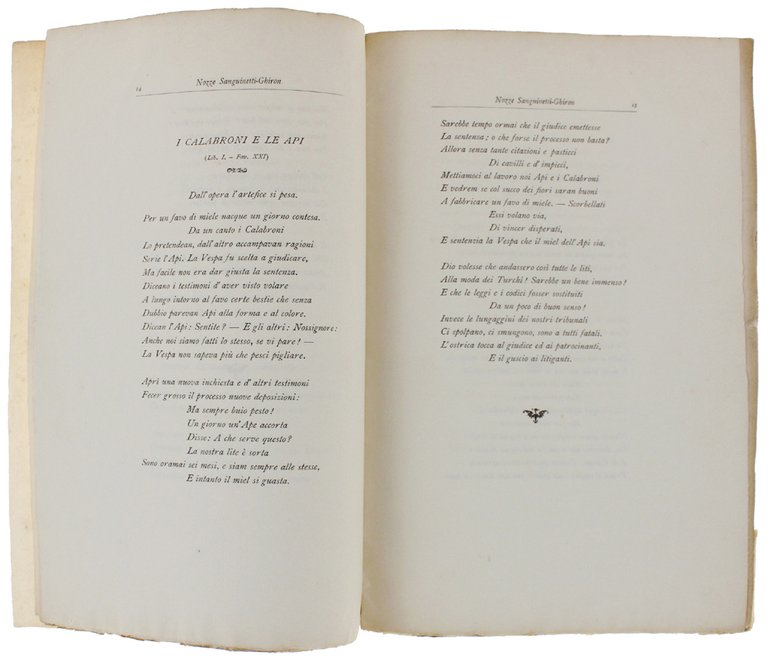 XIX FAVOLE (Dal Lafontaine) A Vittorio Sanguinetti Il Giorno delle … | Immagine Gallery 6