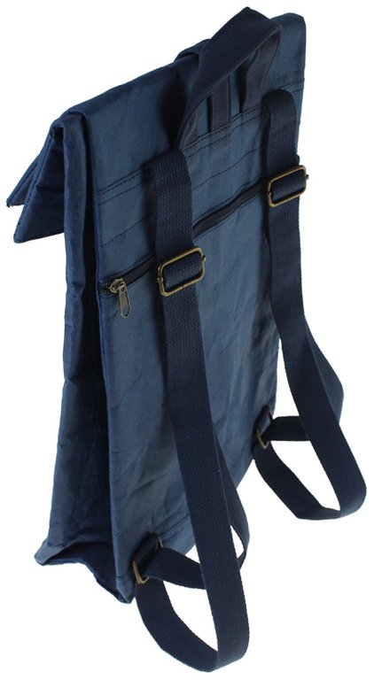 ZAINO VERTICALE BLU EINAUDI GRANDE RUCKSACK OUTDOOR