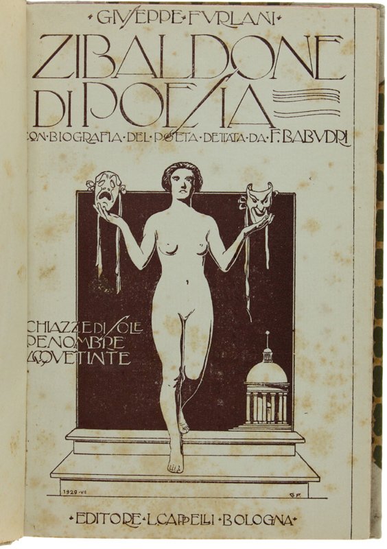 ZIBALDONE DI POESIA 1923-1929. I.Chiazze di sole -II. Penombre -III … | Immagine principale