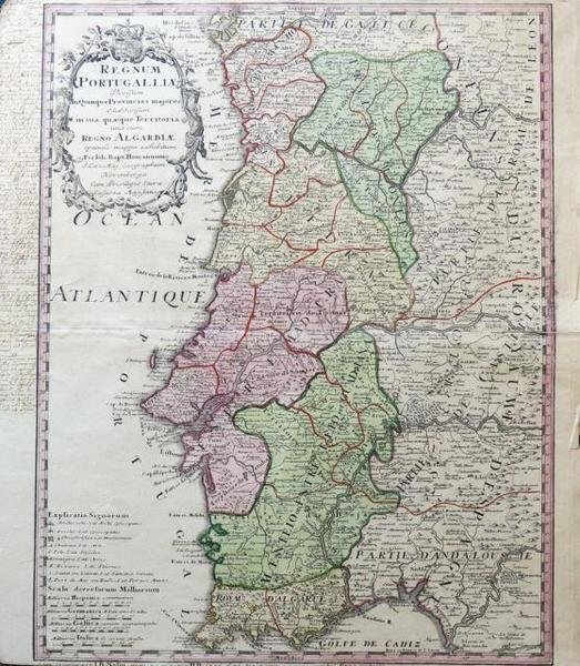 Regnum Portugalliae Divisum in Quinque Provincias Majores et subdivisum insuaquaeque …