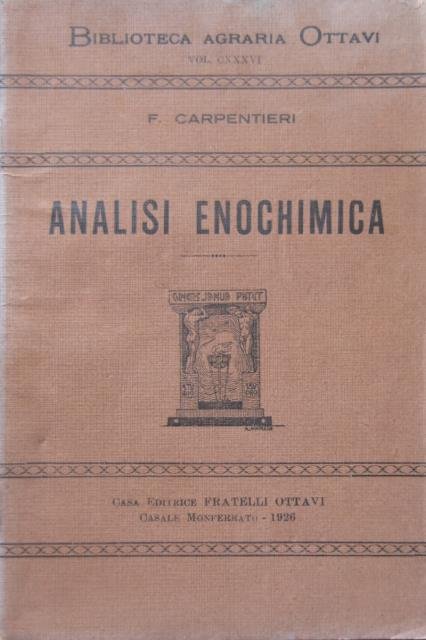 Analisi enochimica.