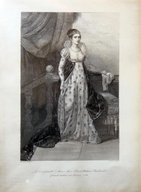 Bonaparte (Marie Anne Elisa Madame Baciocchi). Grande Duchesse de Toscane.