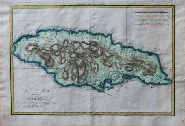 Carte del'Isle de la Jamaique.