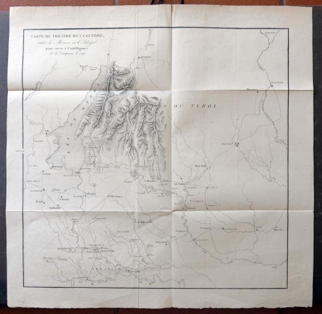 Carte du Theatre de la Guerre, entre le Mincio et …