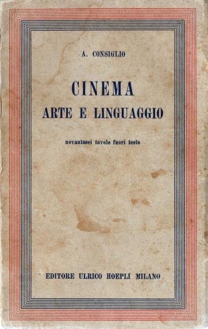 Cinema. Arte e linguaggio.