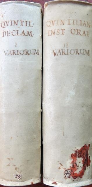 Declamationes cum Variorum Notis (M. Fab. Quintiliani Declamationes Undeviginti. M. …