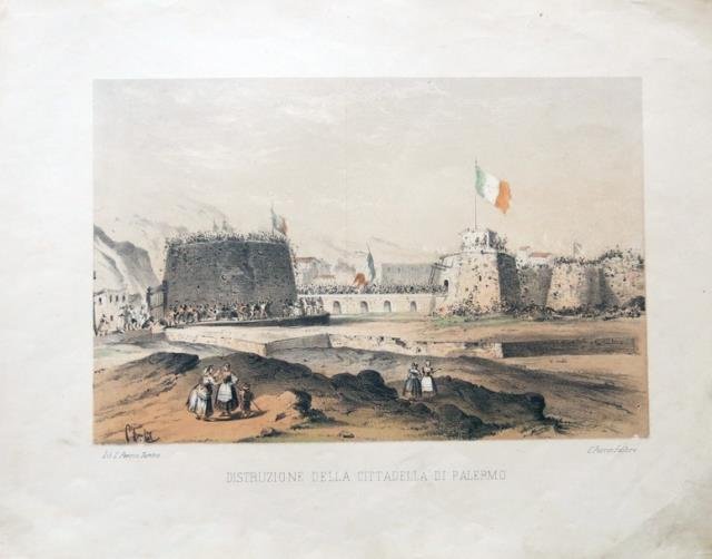 Distruzione della cittadella di Palermo.