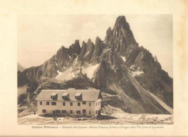 Dolomiti del Cadore. Monte Paterno (2744) e Rifugio delle Tre …