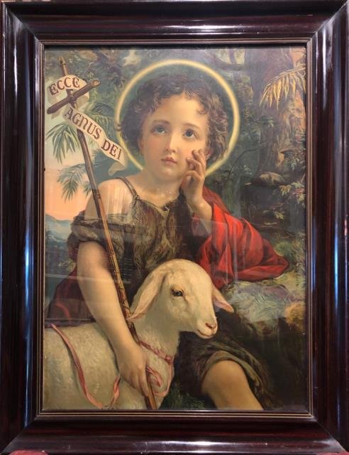 Ecce Agnus Dei. San Giovannino con agnello.