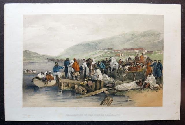 Embarkation of the Sick at Balaklava.