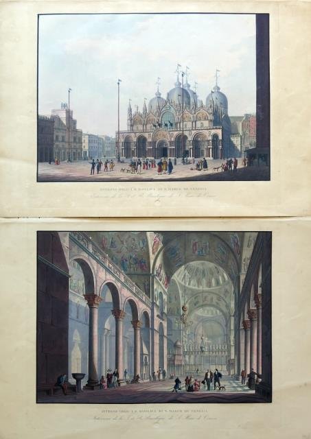 Esterno dell’I.R. Basilica di San Marco di Venezia / Extérieur …