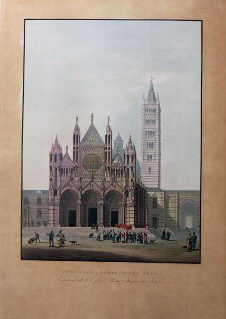 Esterno della Metropolitana di Siena / Extérieur de l'Eglise Metropolitaine …