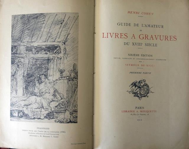 Guide de l’amateur de Livres a Graveurs du XVIII siècle.