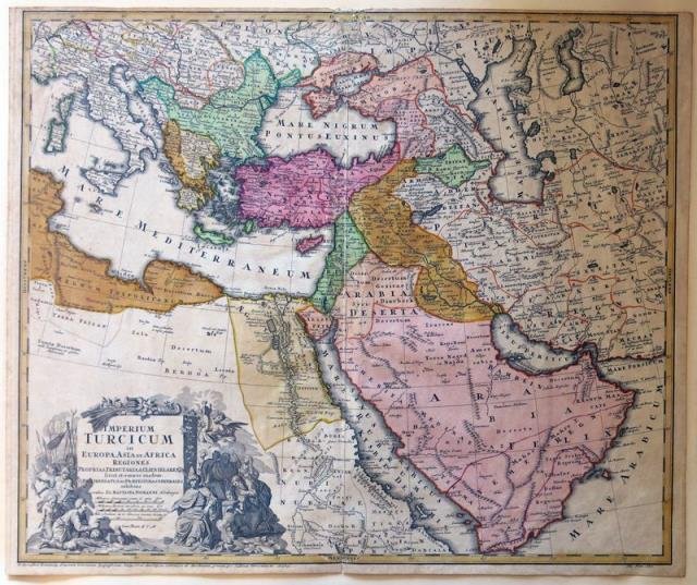Imperium Turcicum in Europa, Asia et Africa Regiones.