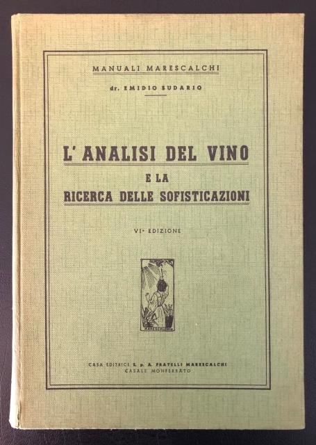 L'analisi del vino e la ricerca delle sofisticazioni.