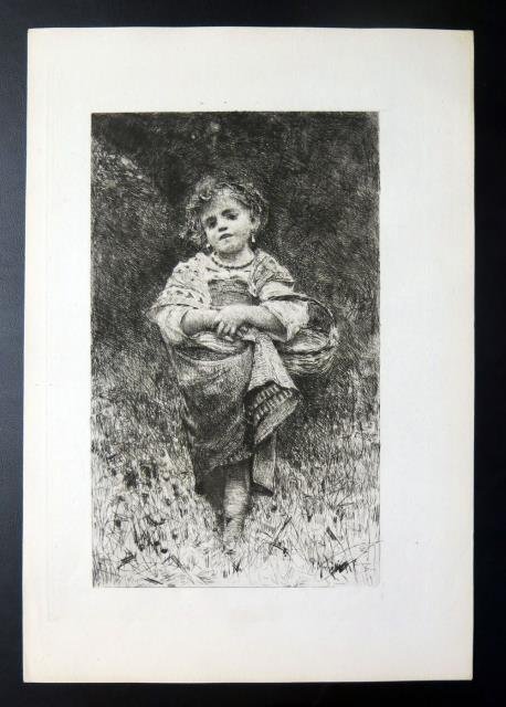 L'enfant au panier (Bambina con paniere).