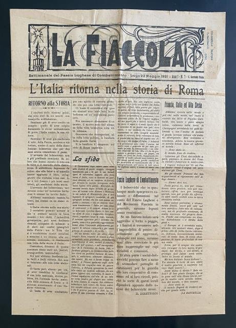 L'Italia ritorna nella storia di Roma.