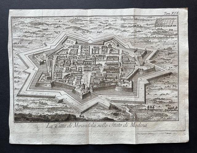 La Città di Mirandola nello stato di Modena.