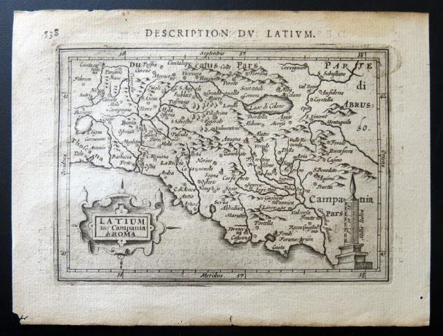 Latium sive Campania di Roma.