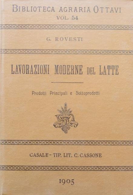 Lavorazioni moderne del latte. Prodotti principali e sottoprodotti.