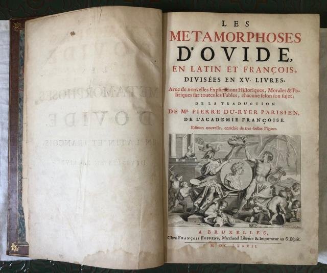 Les metamorphoses d’Ovide en latin et francois divisèes en XV …