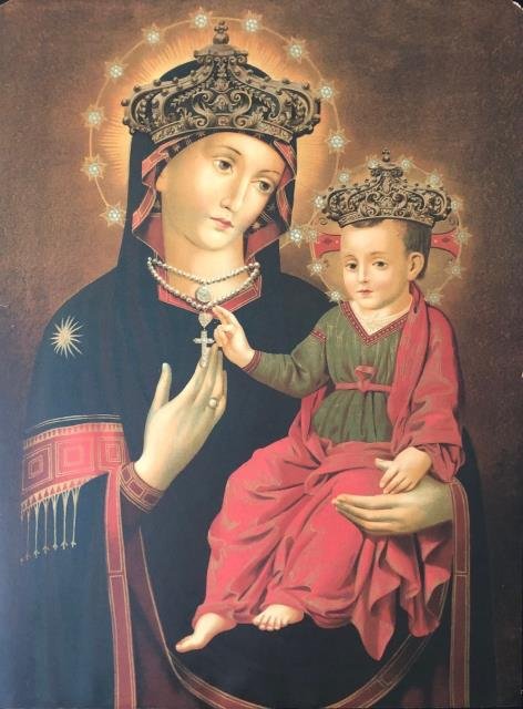 Madonna con Bambino Pancreatore.