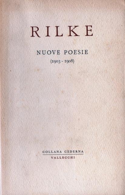 Nuove Poesie (1903 - 1908).