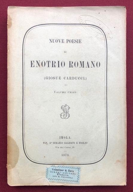 Nuove poesie di Enotrio Romano (Giosuè Carducci).