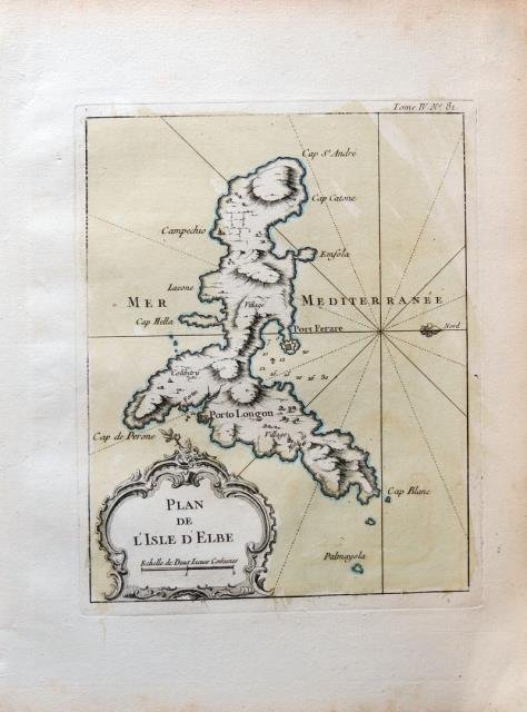 Plan de l'Isle d'Elbe.