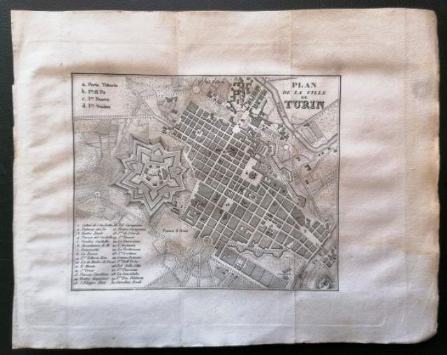 Plan de la Ville de Turin.