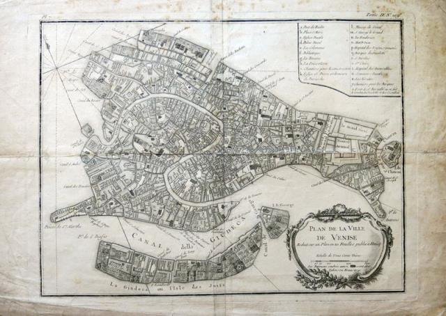 Plan de la Ville de Venise.