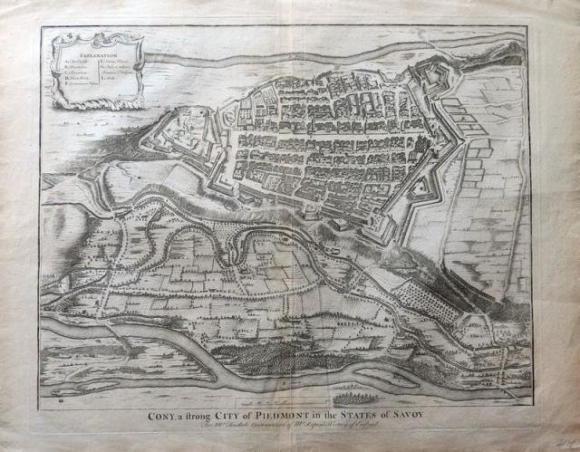 Plan of Turin as Besieged in 1706.
