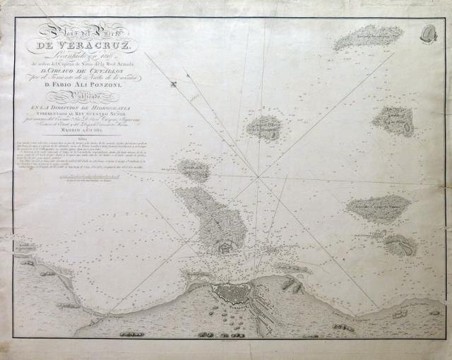 Plano del Puerto de Vera Cruz. Levantado en 1807 de …