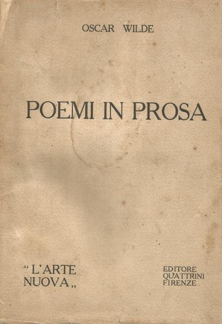 Poemi in prosa.