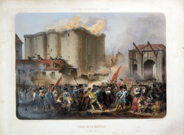 Prise de la Bastille (14 Juillet 1789).