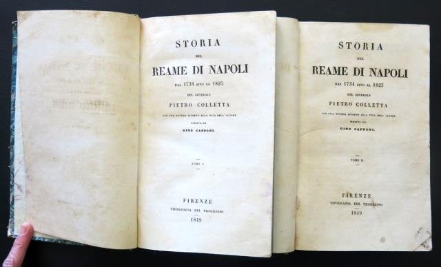 Storia del Reame di Napoli dal 1734 sino al 1825. …
