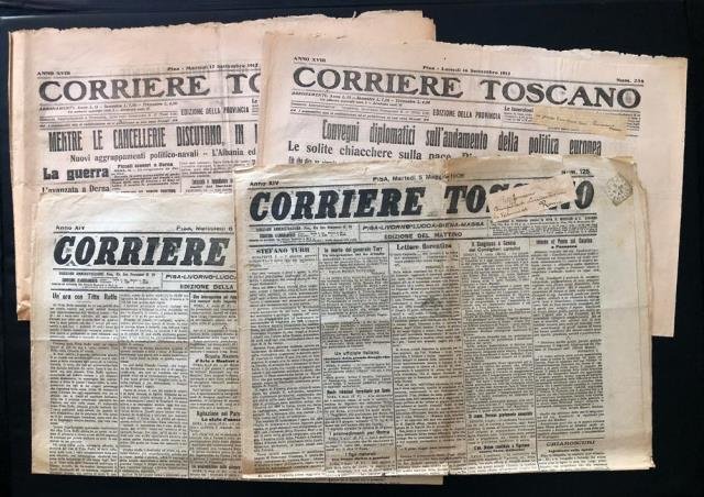 Titoli del 5 Maggio 1908 - 6 Maggio 1908 - …