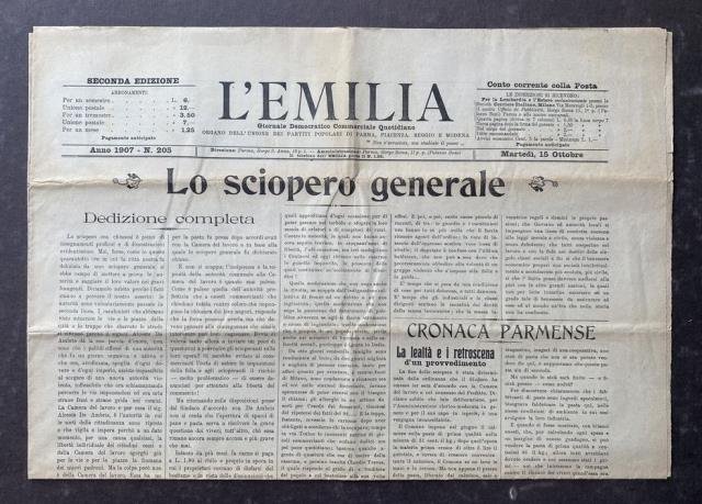 Titolo del 15 ottobre 1907.