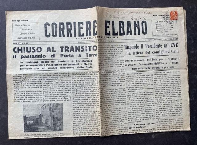 Titolo del 24 Ottobre 1963.